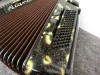 Aliante 3 voice 37-96 black key decorated piano accordion - last one!